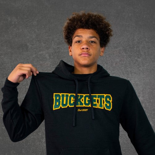 BuckGEts Hoodie-Black/Green